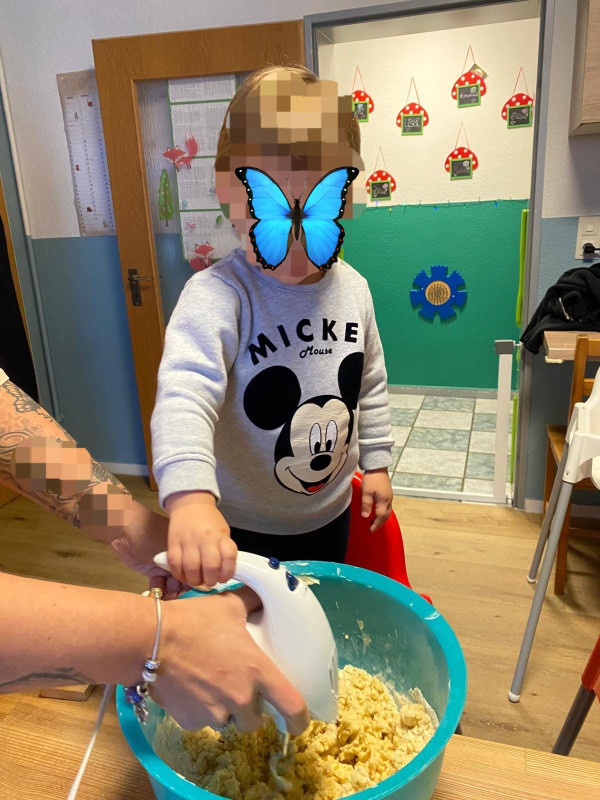 Teig zubereiten…