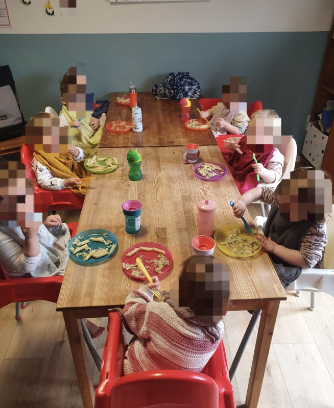 Mahlzeit in der Küche